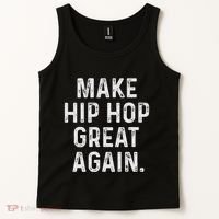 Make Hip Hop Great Again 90s Rap Christmas Gift Tank Top thumb 2