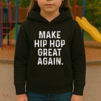 Make Hip Hop Great Again 90s Rap Christmas Gift Kids Hoodie thumb 3