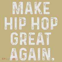 Make Hip Hop Great Again 90s Rap Christmas Gift Button thumb 1
