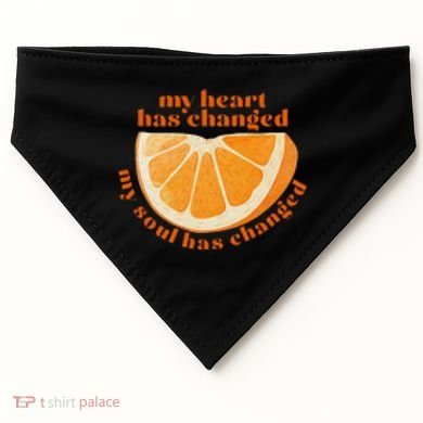 My Heart Has Changed My Soul Has Changed Front & Back USA-Made Doggie Bandana