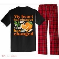 My Heart Has Changed My Soul Has Changed Front & Back Pajama Set thumb 1