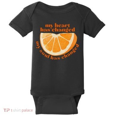 My Heart Has Changed My Soul Has Changed Front & Back Baby Bodysuit