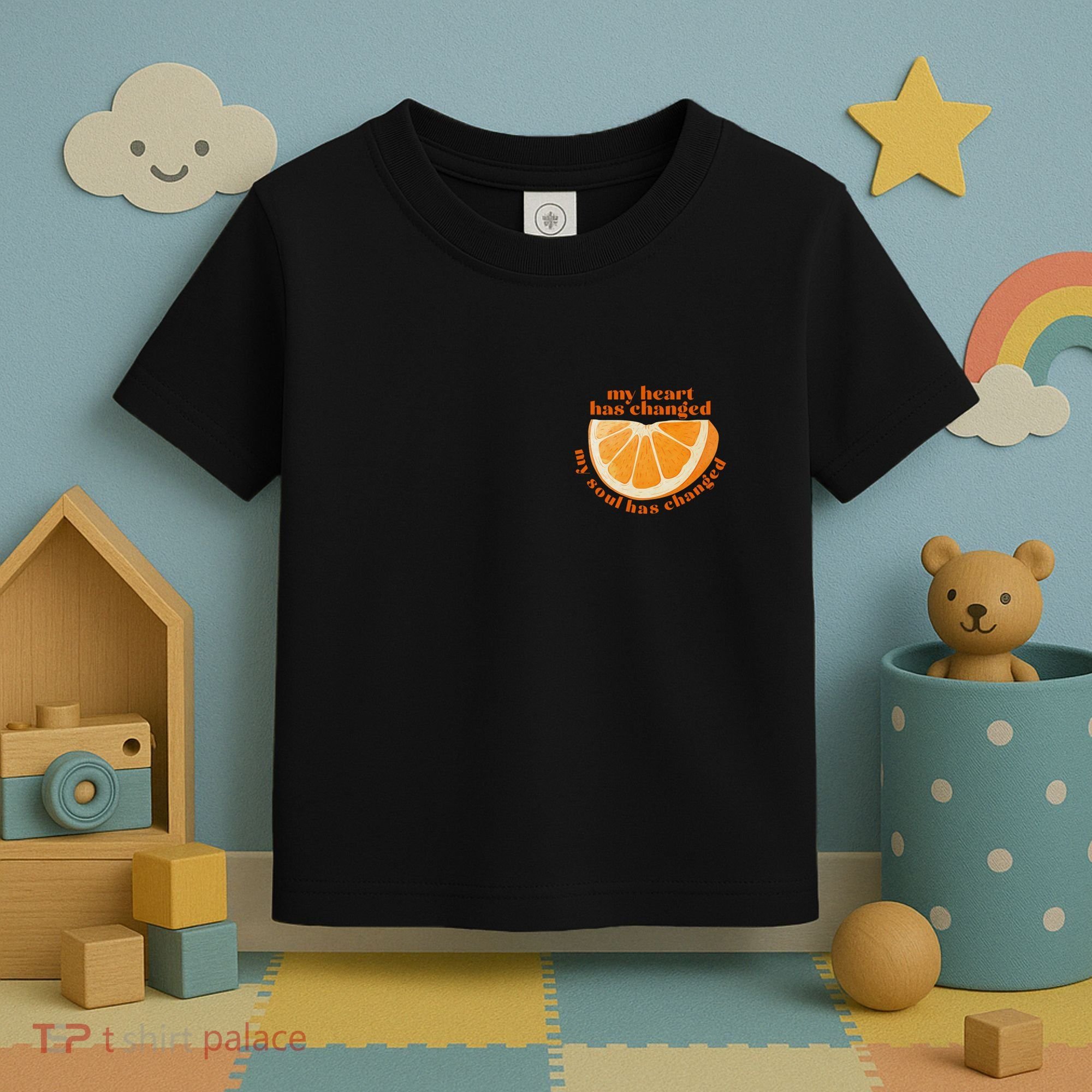 My Heart Has Changed My Soul Has Changed Front & Back Toddler T-Shirt
