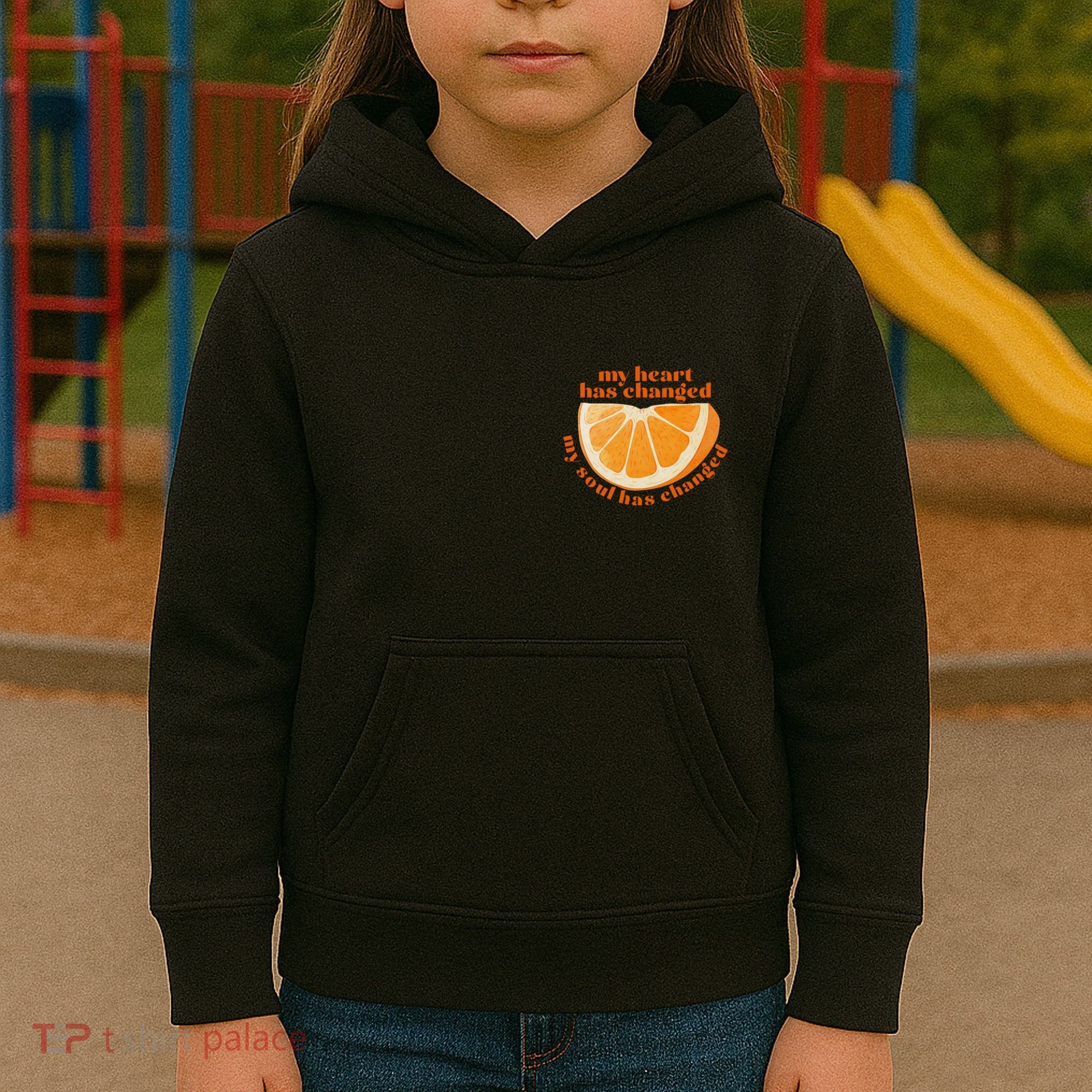 My Heart Has Changed My Soul Has Changed Front & Back Kids Hoodie