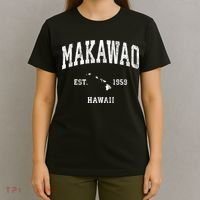 Makawao Hawaii Hi Vintage Athletic Sports T-Shirt thumb 4