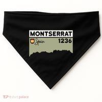 Montserrat Height Hike Monastery Barcelona Spain Hiking USA-Made Doggie Bandana thumb 0
