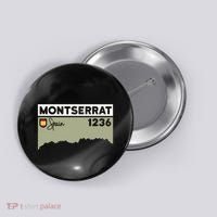 Montserrat Height Hike Monastery Barcelona Spain Hiking Button thumb 0