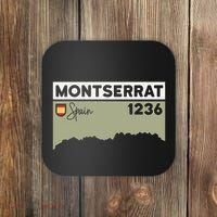 Montserrat Height Hike Monastery Barcelona Spain Hiking Coaster thumb 0