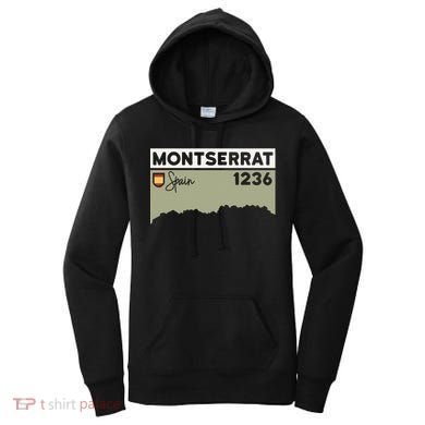 Montserrat Height Hike Monastery Barcelona Spain Hiking Women's Hoodie