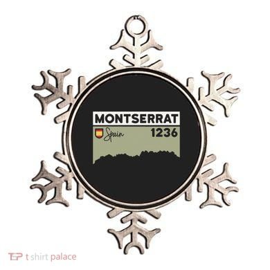 Montserrat Height Hike Monastery Barcelona Spain Hiking Ornament