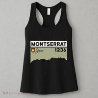 Montserrat Height Hike Monastery Barcelona Spain Hiking Women's Tank Top thumb 3