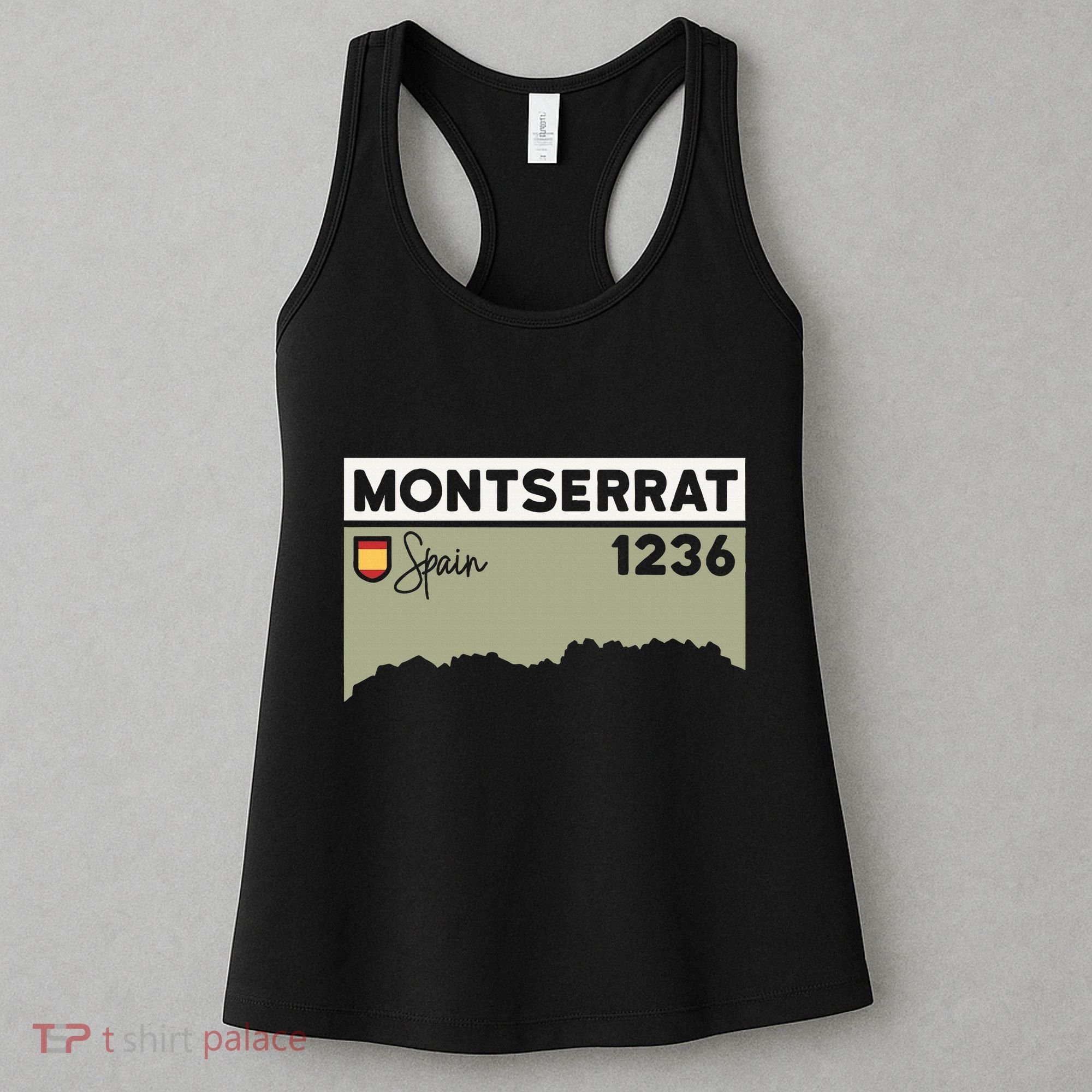 Montserrat Height Hike Monastery Barcelona Spain Hiking Women's Tank Top