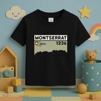 Montserrat Height Hike Monastery Barcelona Spain Hiking Toddler T-Shirt thumb 3