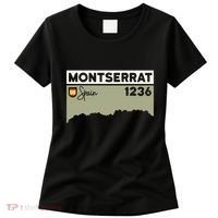 Montserrat Height Hike Monastery Barcelona Spain Hiking Women's T-Shirt thumb 0
