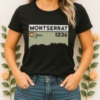 Montserrat Height Hike Monastery Barcelona Spain Hiking Women's T-Shirt thumb 2
