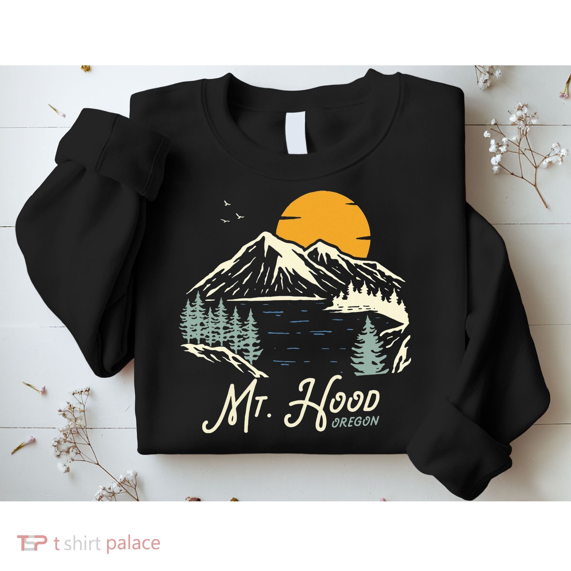 Mount Hood  Hiking & Outdoor Oregon Sweatshirt