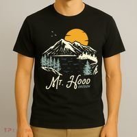 Mount Hood  Hiking & Outdoor Oregon T-Shirt thumb 3