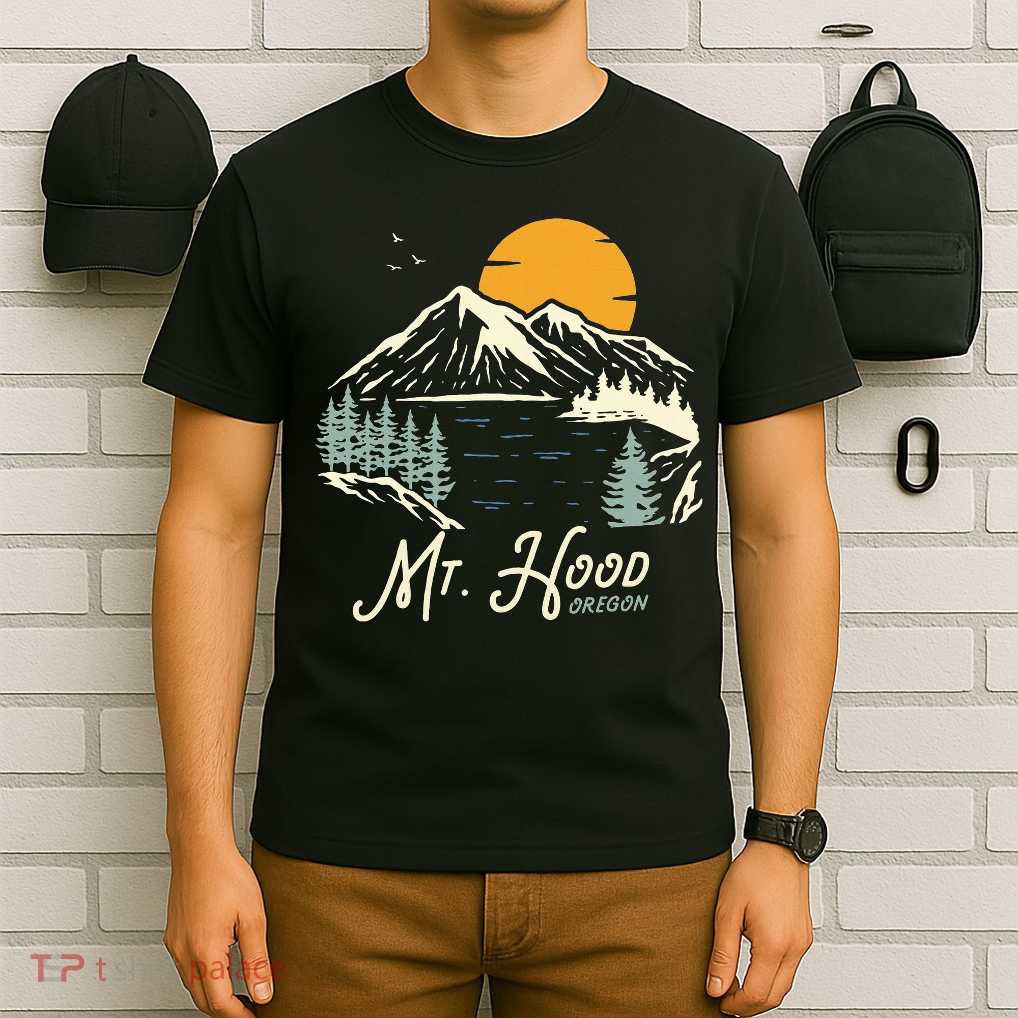 Mount Hood  Hiking & Outdoor Oregon T-Shirt