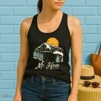 Mount Hood  Hiking & Outdoor Oregon Women's Tank Top thumb 2