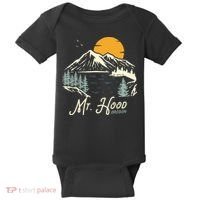 Mount Hood  Hiking & Outdoor Oregon Baby Bodysuit thumb 0