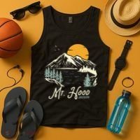 Mount Hood  Hiking & Outdoor Oregon Tank Top thumb 4
