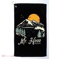 Mount Hood  Hiking & Outdoor Oregon Golf Towel thumb 0