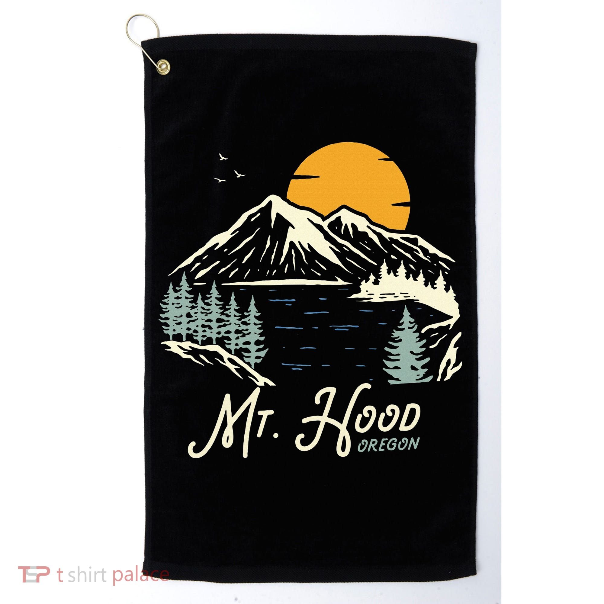 Mount Hood  Hiking & Outdoor Oregon Golf Towel