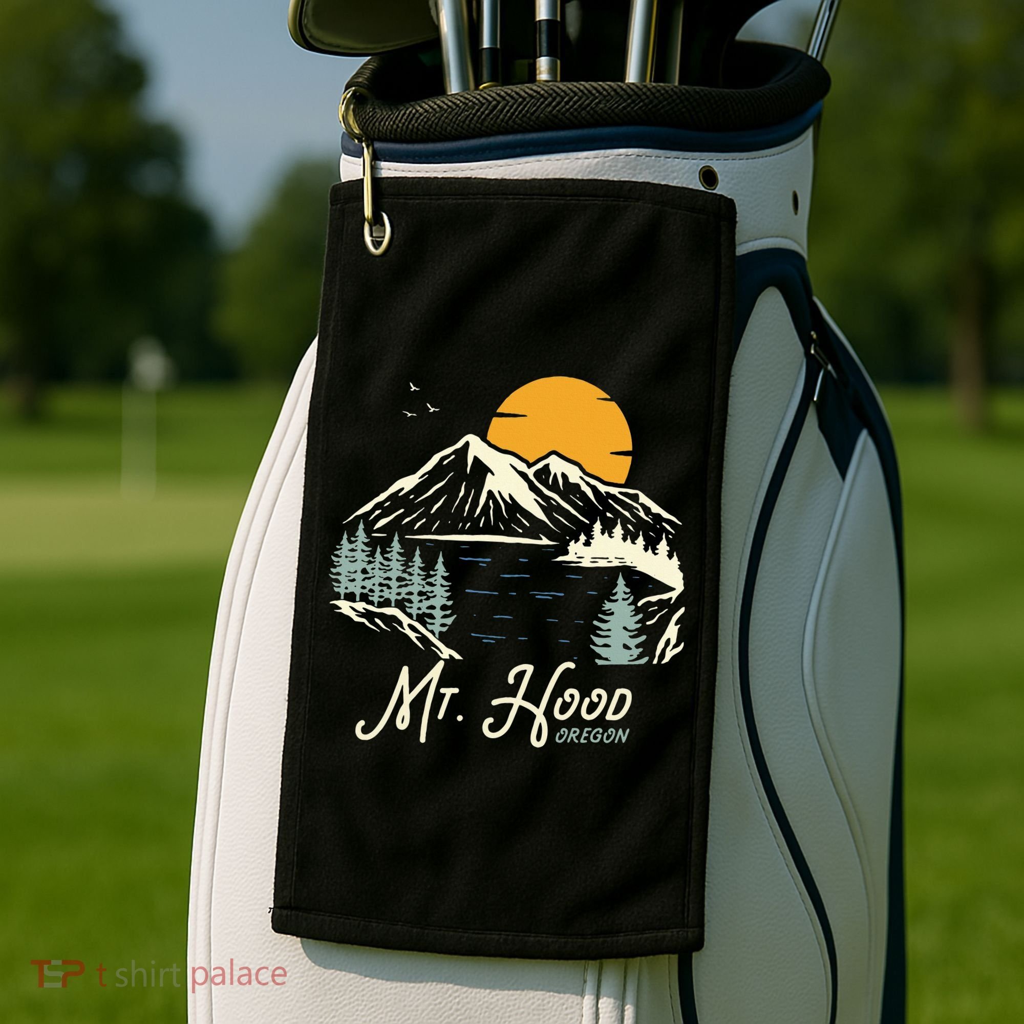Mount Hood  Hiking & Outdoor Oregon Golf Towel