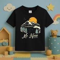 Mount Hood  Hiking & Outdoor Oregon Toddler T-Shirt thumb 3