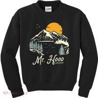 Mount Hood  Hiking & Outdoor Oregon Kids Sweatshirt thumb 0