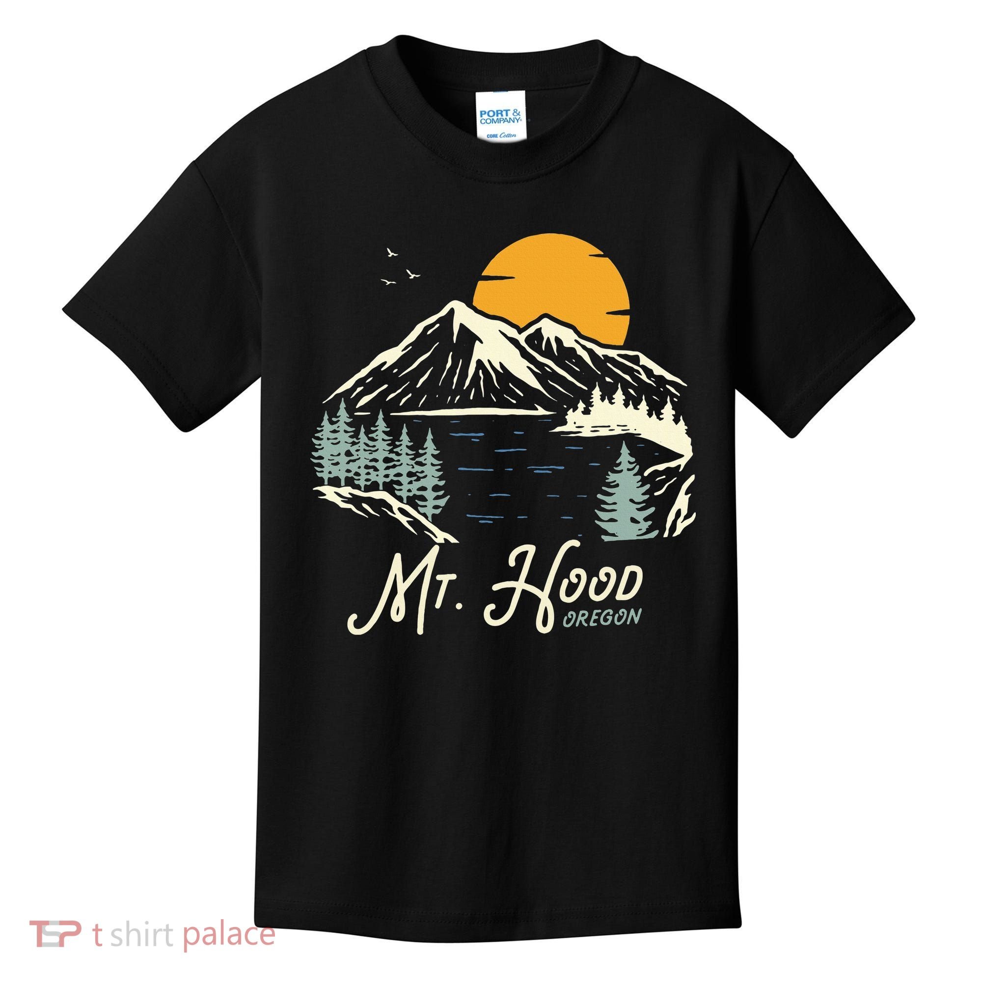 Mount Hood  Hiking & Outdoor Oregon Kids T-Shirt