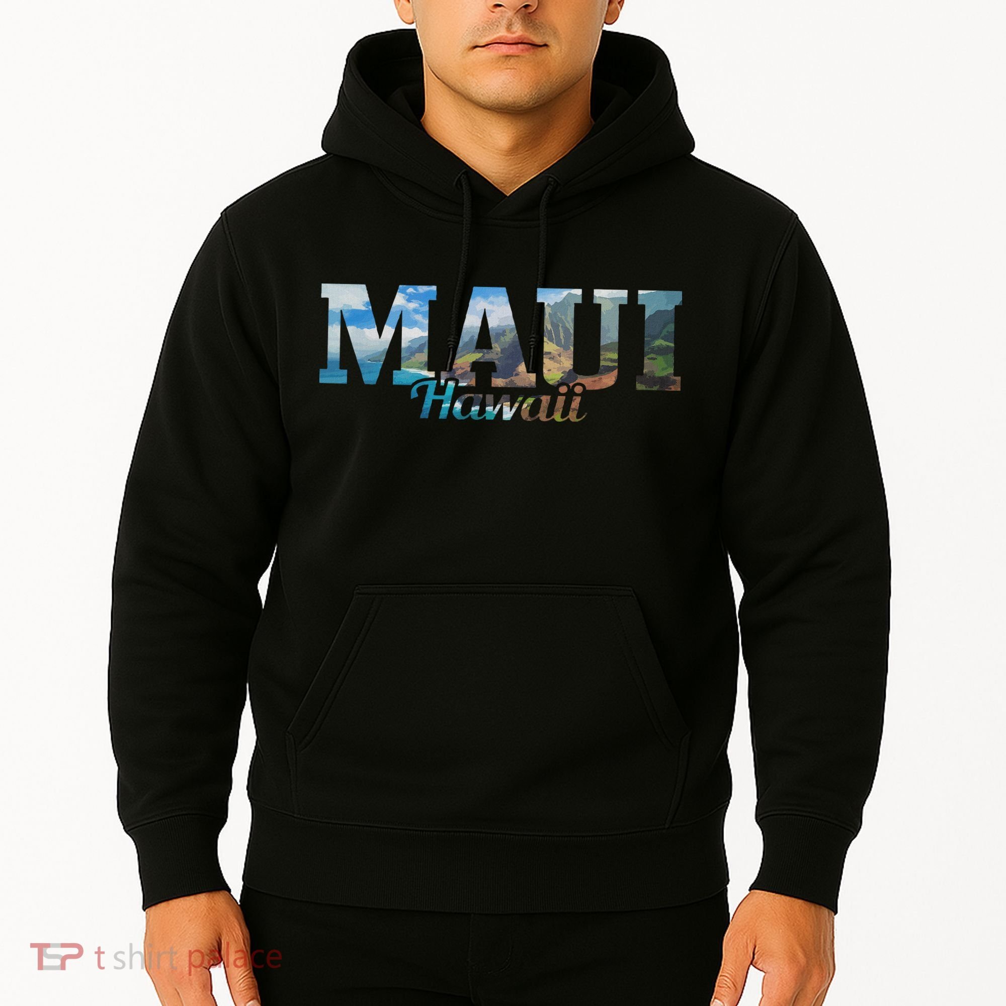 Maui Hawaii Hawaiian Islands Surf Surfer Gift Hoodie