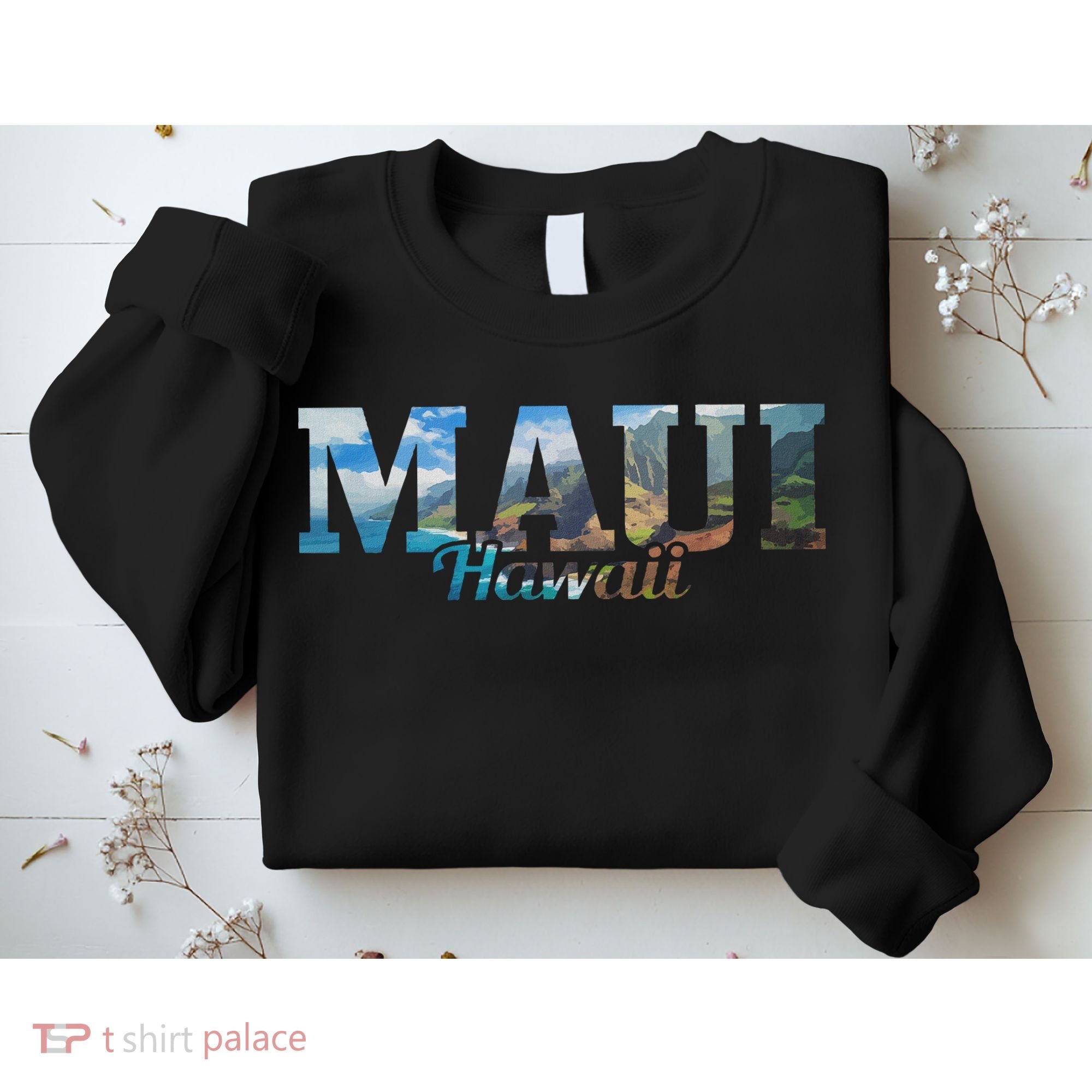 Maui Hawaii Hawaiian Islands Surf Surfer Gift Sweatshirt