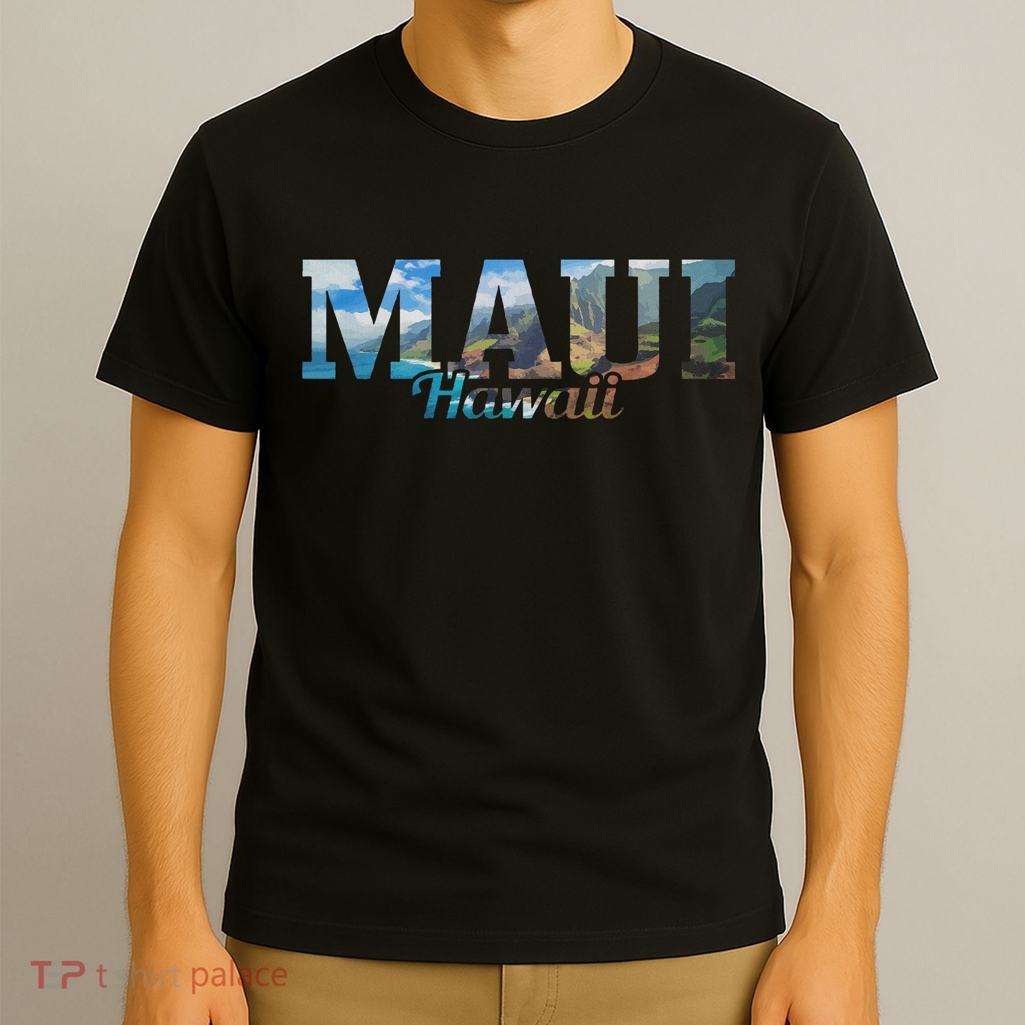 Maui Hawaii Hawaiian Islands Surf Surfer Gift T-Shirt