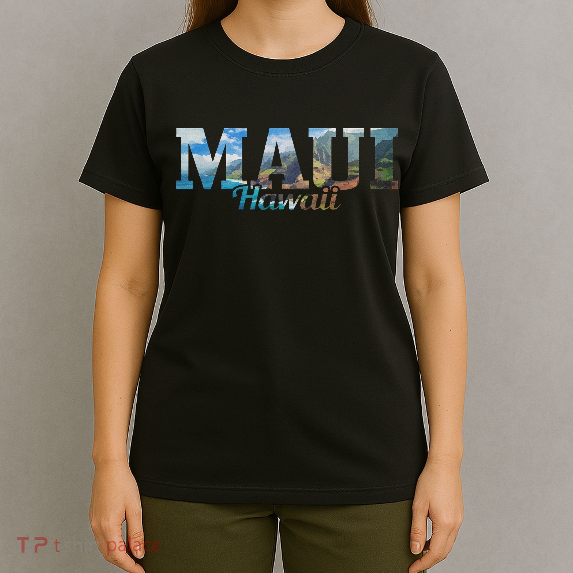 Maui Hawaii Hawaiian Islands Surf Surfer Gift T-Shirt