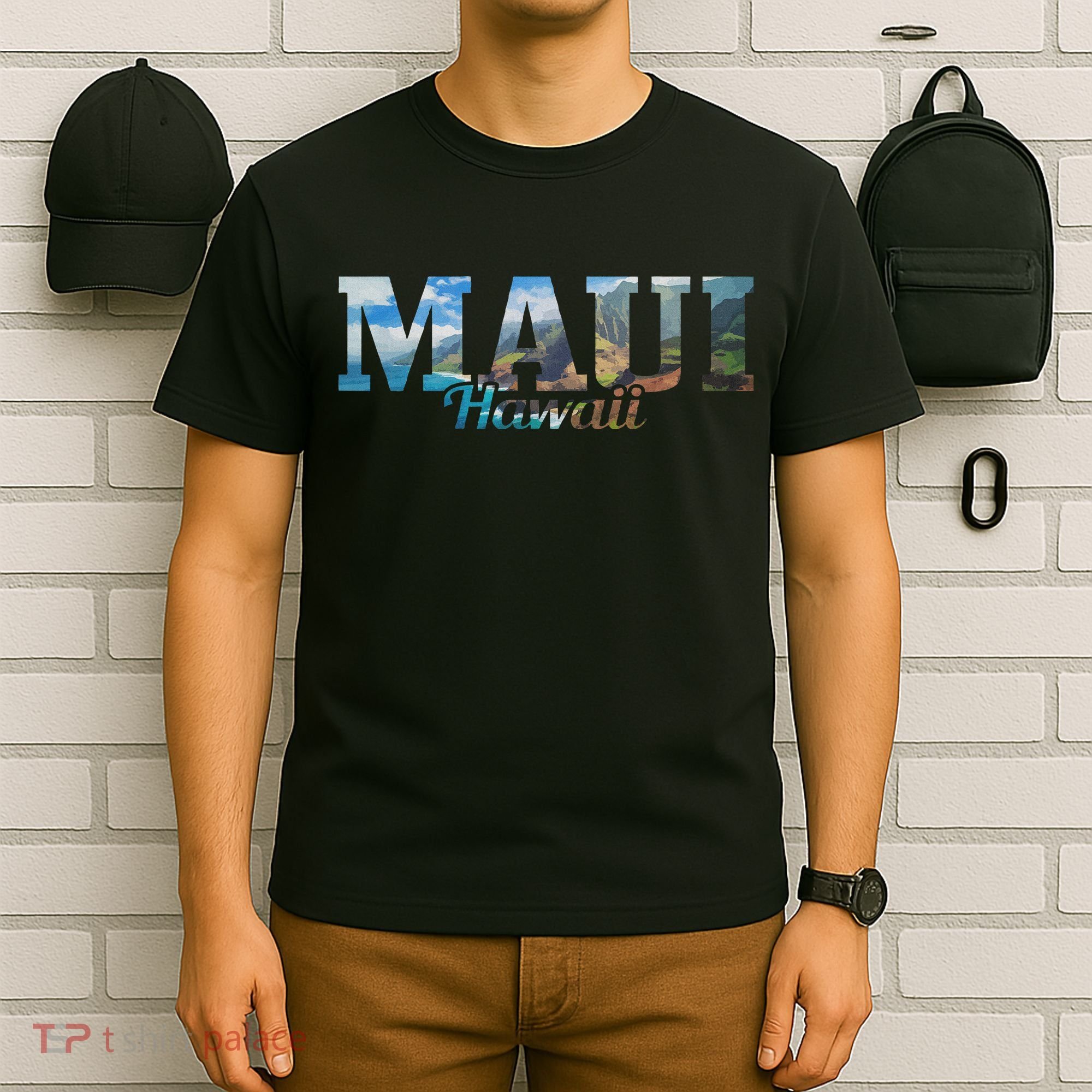 Maui Hawaii Hawaiian Islands Surf Surfer Gift T-Shirt