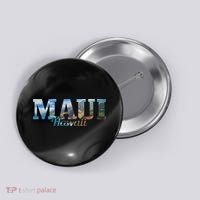 Maui Hawaii Hawaiian Islands Surf Surfer Gift Button thumb 0