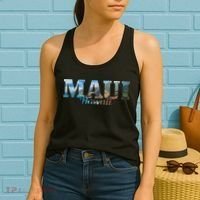 Maui Hawaii Hawaiian Islands Surf Surfer Gift Women's Tank Top thumb 2