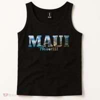 Maui Hawaii Hawaiian Islands Surf Surfer Gift Tank Top thumb 2