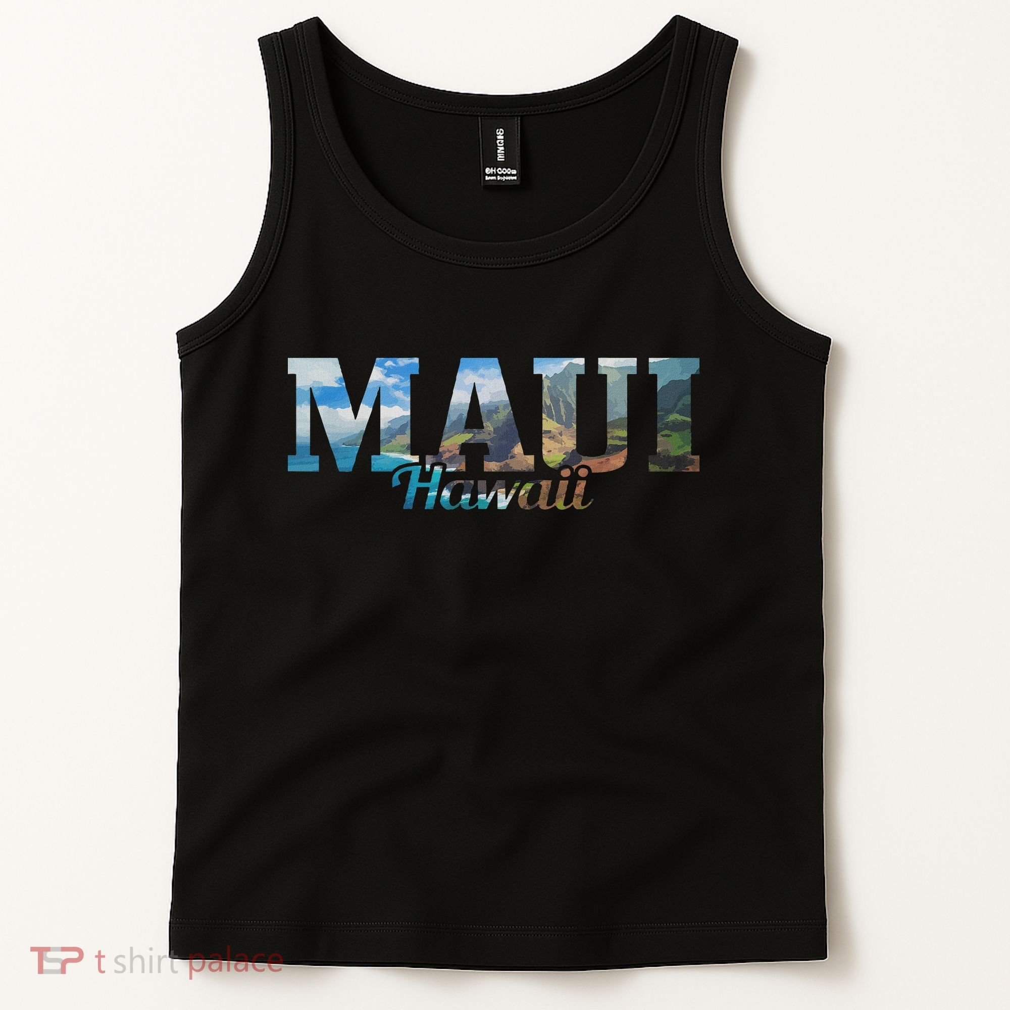Maui Hawaii Hawaiian Islands Surf Surfer Gift Tank Top