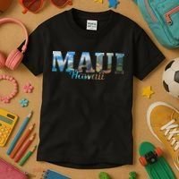 Maui Hawaii Hawaiian Islands Surf Surfer Gift Kids T-Shirt thumb 3