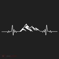 Mountains Heartbeat Hikers And Mountaineering Pulse Meaningful Gift Beanie thumb 2