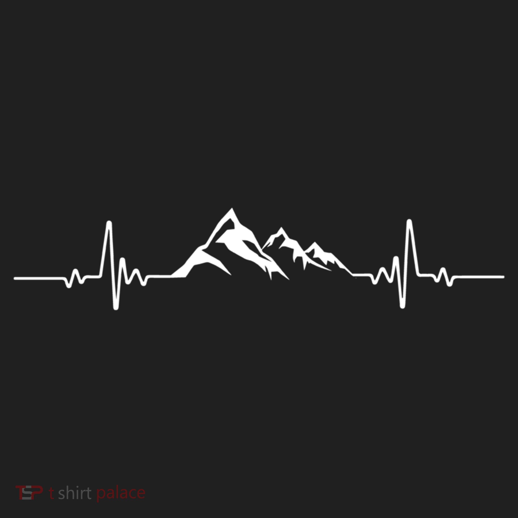 Mountains Heartbeat Hikers And Mountaineering Pulse Meaningful Gift Beanie