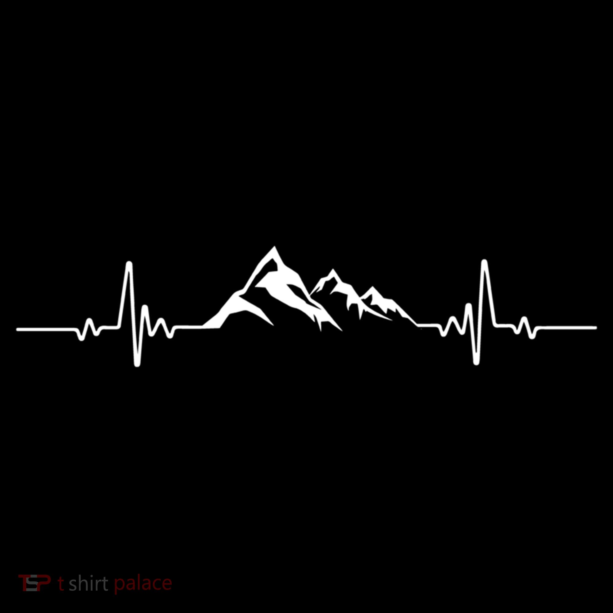 Mountains Heartbeat Hikers And Mountaineering Pulse Meaningful Gift Women's Hoodie