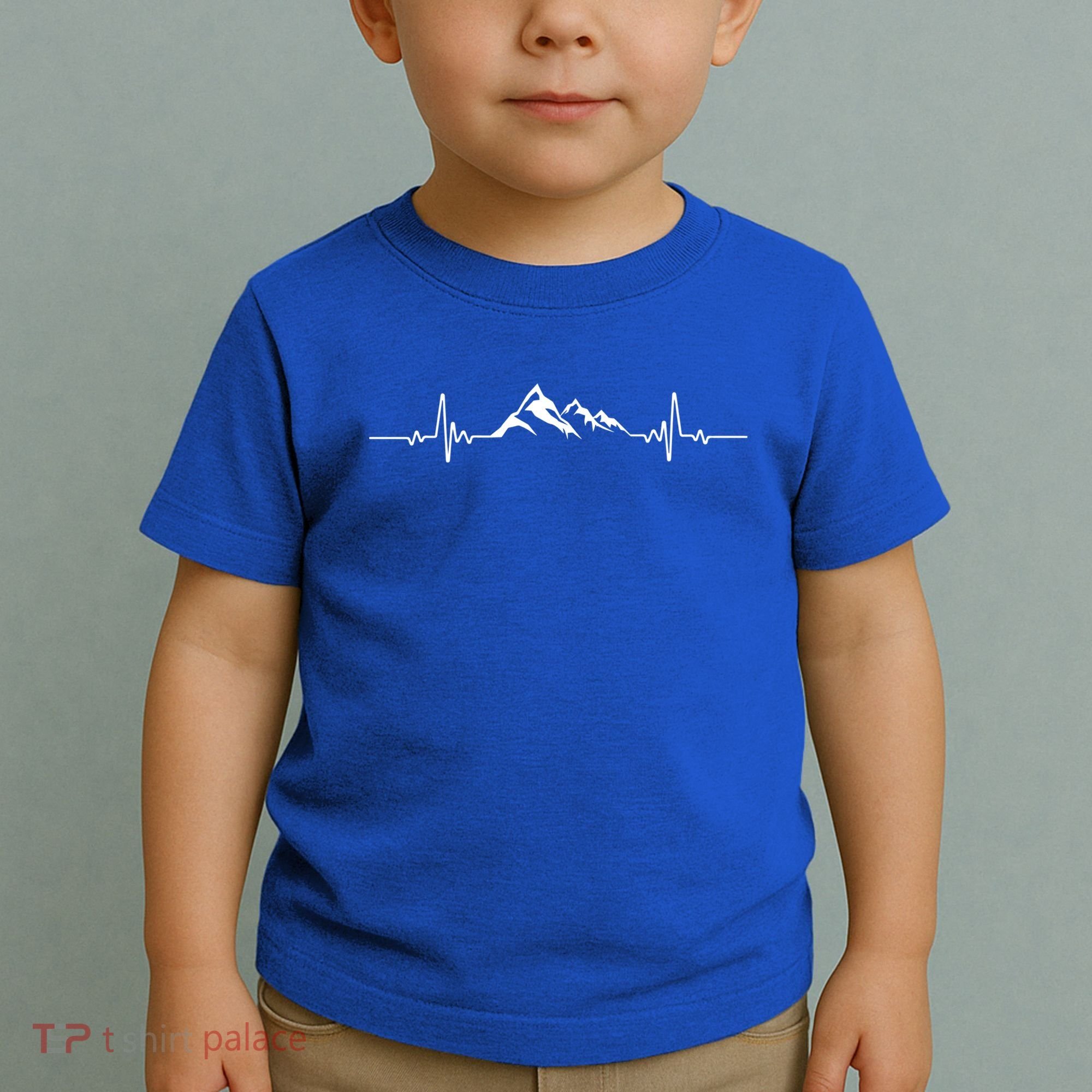 Mountains Heartbeat Hikers And Mountaineering Pulse Meaningful Gift Toddler T-Shirt