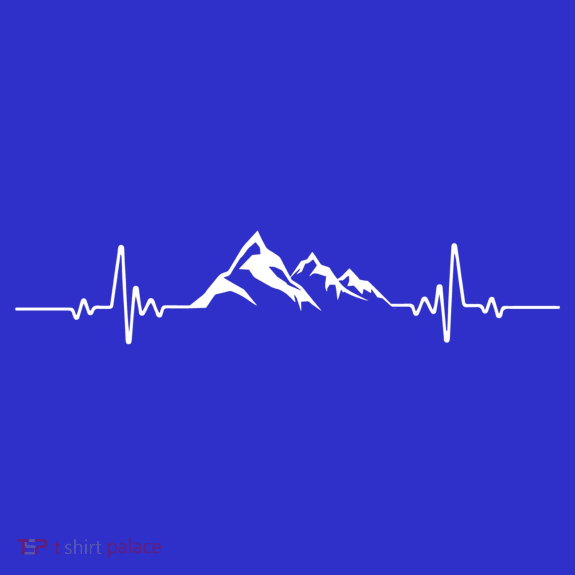 Mountains Heartbeat Hikers And Mountaineering Pulse Meaningful Gift Women's T-Shirt