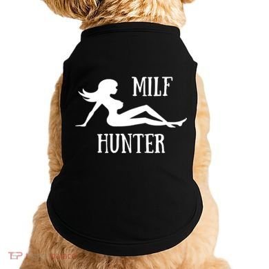 Milf Hunter Hot Moms Funny Gift Doggie Tank