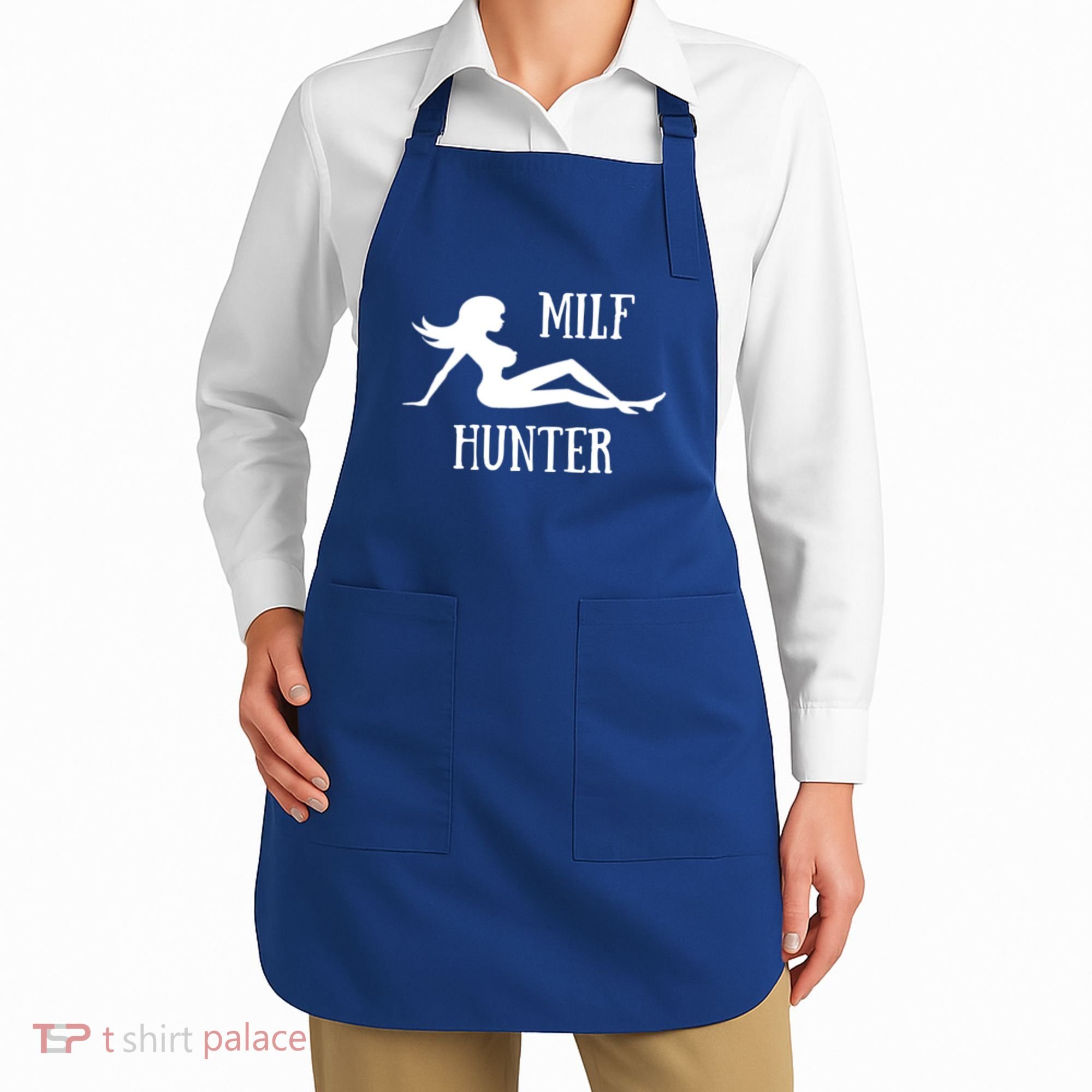 Milf Hunter Hot Moms Funny Gift Apron