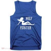 Milf Hunter Hot Moms Funny Gift Tank Top thumb 0