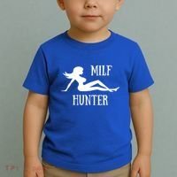 Milf Hunter Hot Moms Funny Gift Toddler T-Shirt thumb 2